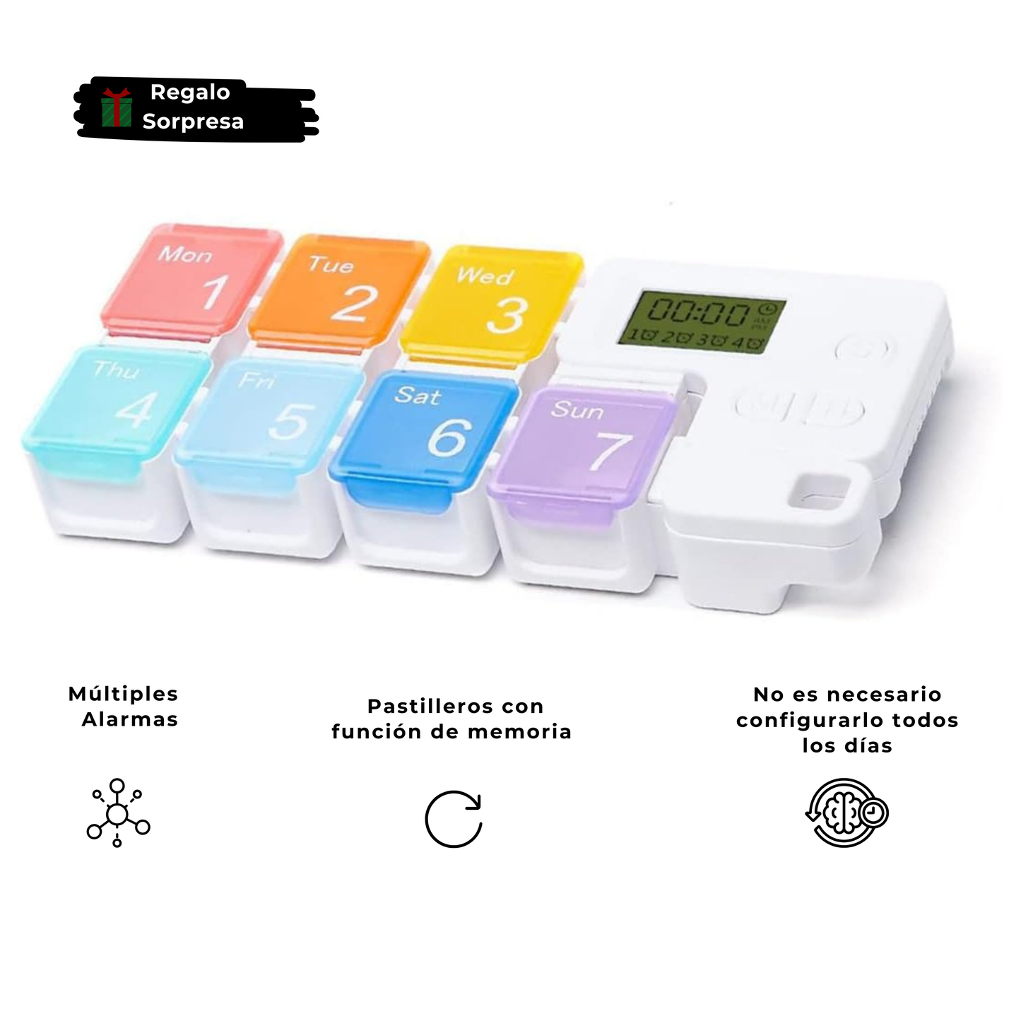 Pastillero organizador inteligente